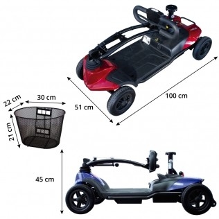 Scooter eléctrico para adultos Virgo - GeriayudaGeriayuda